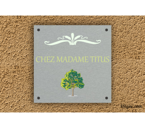 Plaque de maison - Madame Titus
