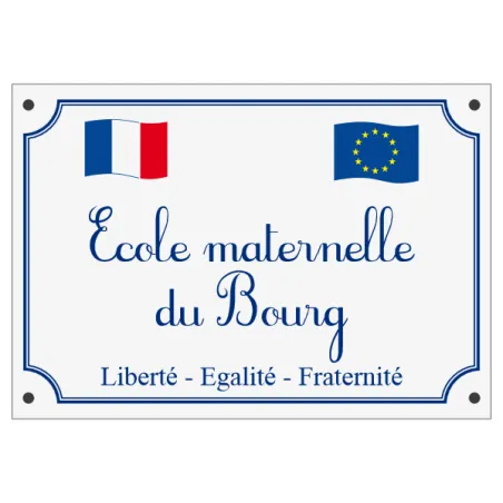 Plaque républicaine - Ecole du bourg