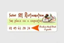 Pré-enseigne - Restaurant personnalisée | 1Signe by Pic Bois