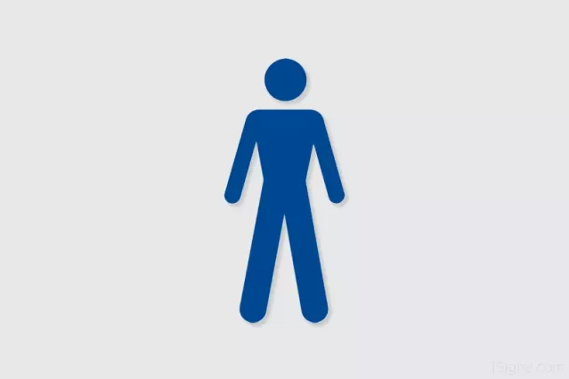 Pictogramme - WC homme