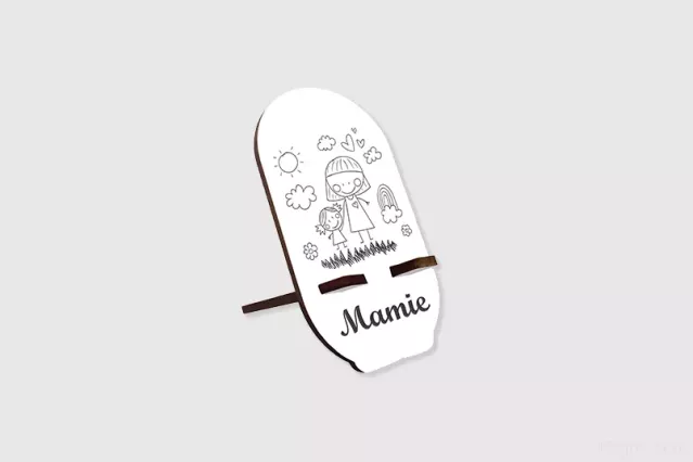 Porte-téléphone - Dessin enfant