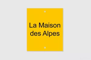 Panneau directionnel - Flèche de randonnée PDIPR à personnaliser