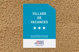 Panonceau de classement Villages de vacances | 1Signe by Pic Bois
