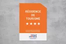 Panonceau de classement Résidences de tourisme | 1Signe by Pic Bois