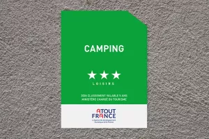 Panonceau de classement Camping Loisirs | 1Signe by Pic Bois