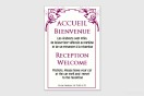 Panneau personnalisé Plaque d'information - Accueil Camping| 1Signe by Pic Bois