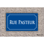 Plaque de rue - Rue Pasteur