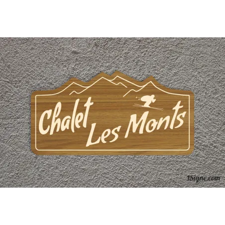 Plaque de maison - Chalet