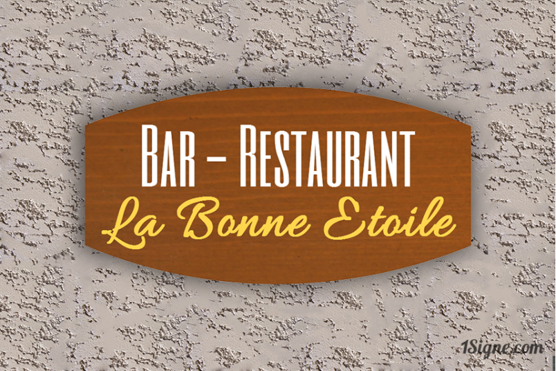 Enseigne - Devanture - Bar-Restaurant