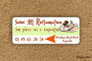 Pré-enseigne - Restaurant personnalisée | 1Signe by Pic Bois
