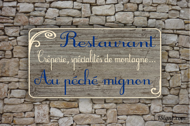 Enseigne - Devanture - Restaurant