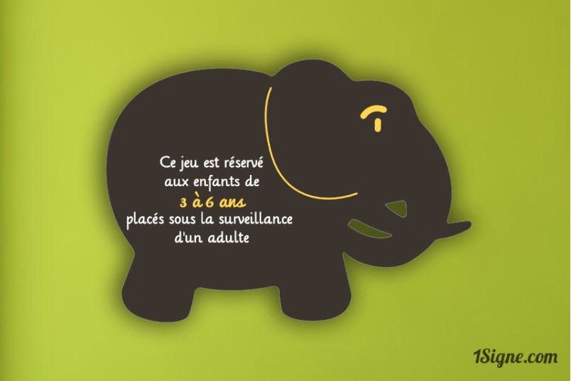 Panneau Aire de jeu - Compact Elephant