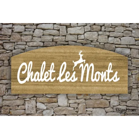 Enseigne - Devanture - Chalet Les Monts