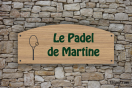 Enseigne - Devanture - Padel à personnaliser | 1Signe by Pic Bois